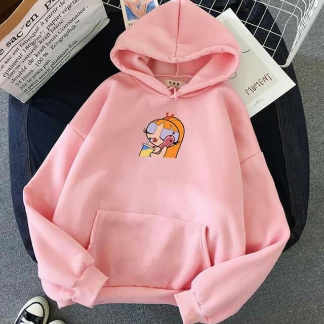 Aesthetic Powerpuff Girls Hoodie Jacket | Shopee Philippines
