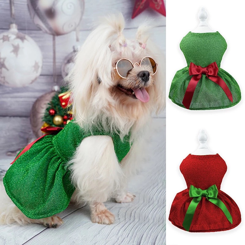 Christmas Pet Dress/Dog Dress Pet Clothes Halloween Christmas Dog Clothes Princess Dress