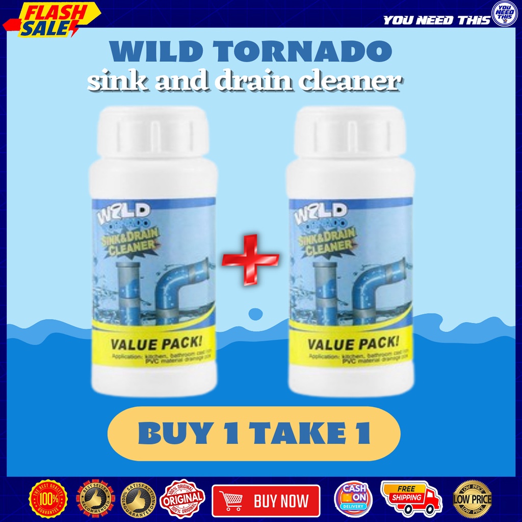 Buy1 Take1 Household Wild Tornado Powerful Sink&Drain Cleaner Quick