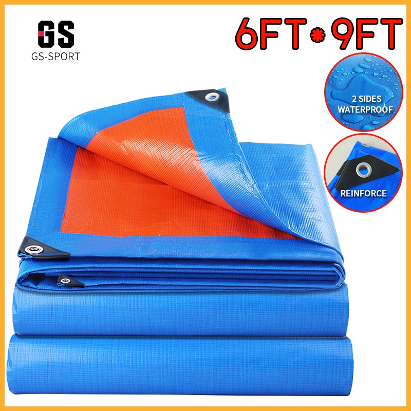 Tarps Tarpaulin Trapal Tolda Lona with Eyelets (6ftx9ft) CANVAS Sun and