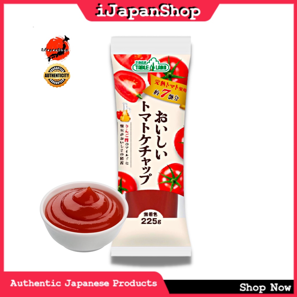 Tableland Japanese Tomato Ketchup 225g 8/2024 Expiry Date Shopee