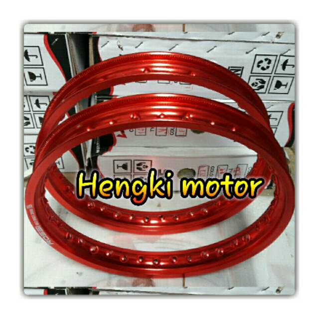 MERAH Rossi ring 14 rims in red | Shopee Philippines