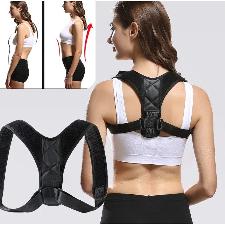 Adjustable Back Shoulder Belt Support Body Brace Back