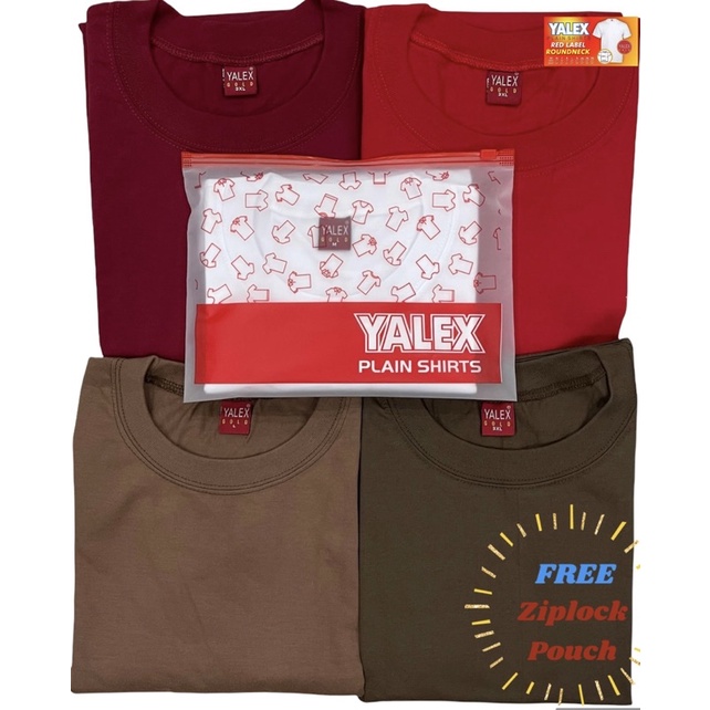 [LOWEST PRICE] YALEX RED LABEL UNISEX PLAIN SHIRT to 5XL - Maroon/ Red ...