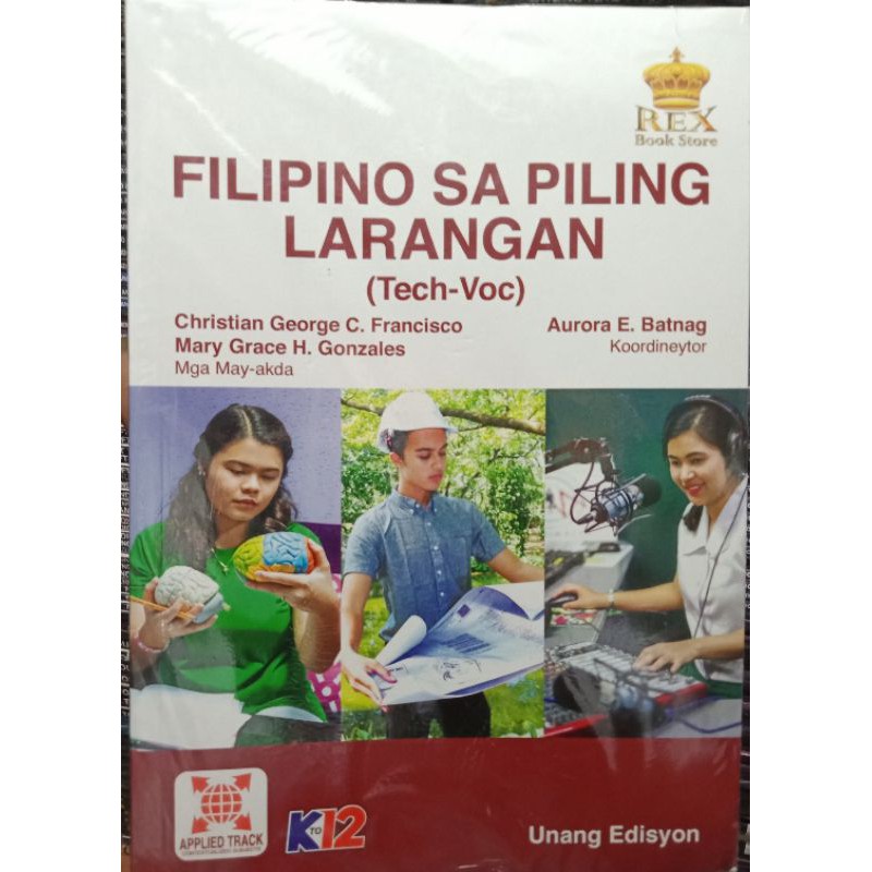 Filipino Sa Piling Larangan Tech Voc By Francisco Shopee Philippines