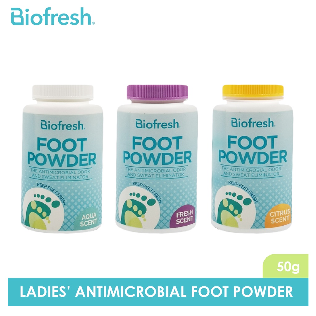Biofresh BLFP02 Ladies' Antimicrobial Foot Powder 50g 1 pc | Shopee ...