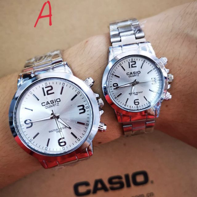 Casio couple watch discount set