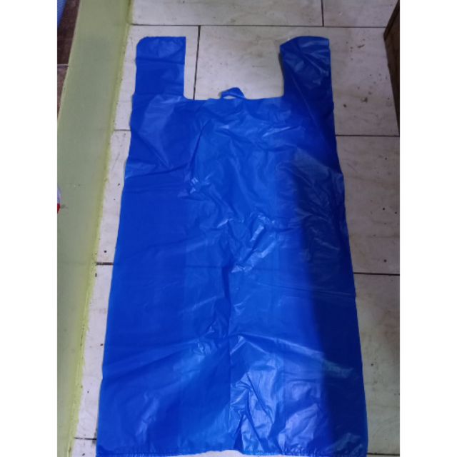 BLUE PLASTIC BAG sold per pack 50pcs | Shopee Philippines