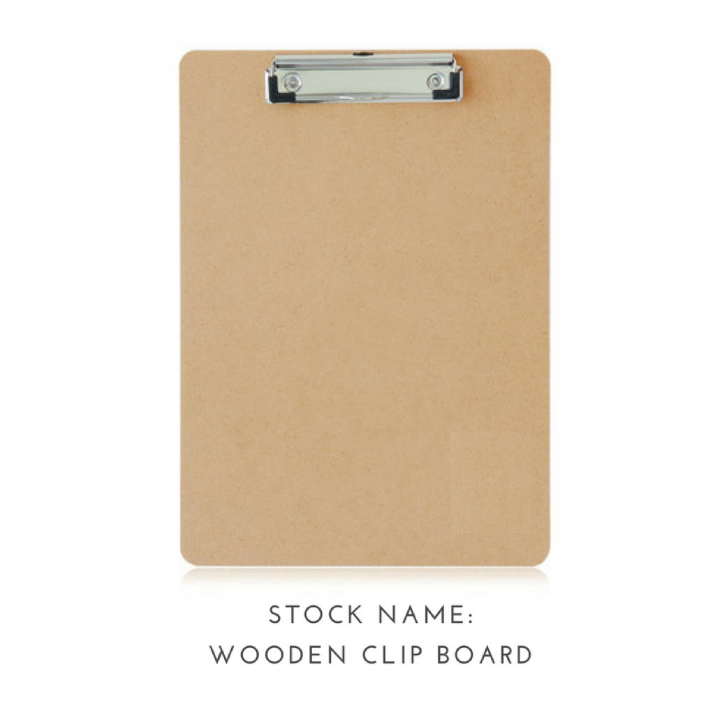 Wooden Clip Board A4/A5/FC | Shopee Philippines