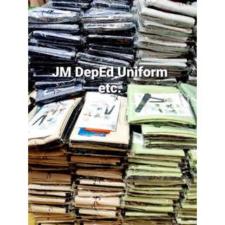 Original Complete set with FREE DepEd pin Teachers Uniform Fabric Only ...