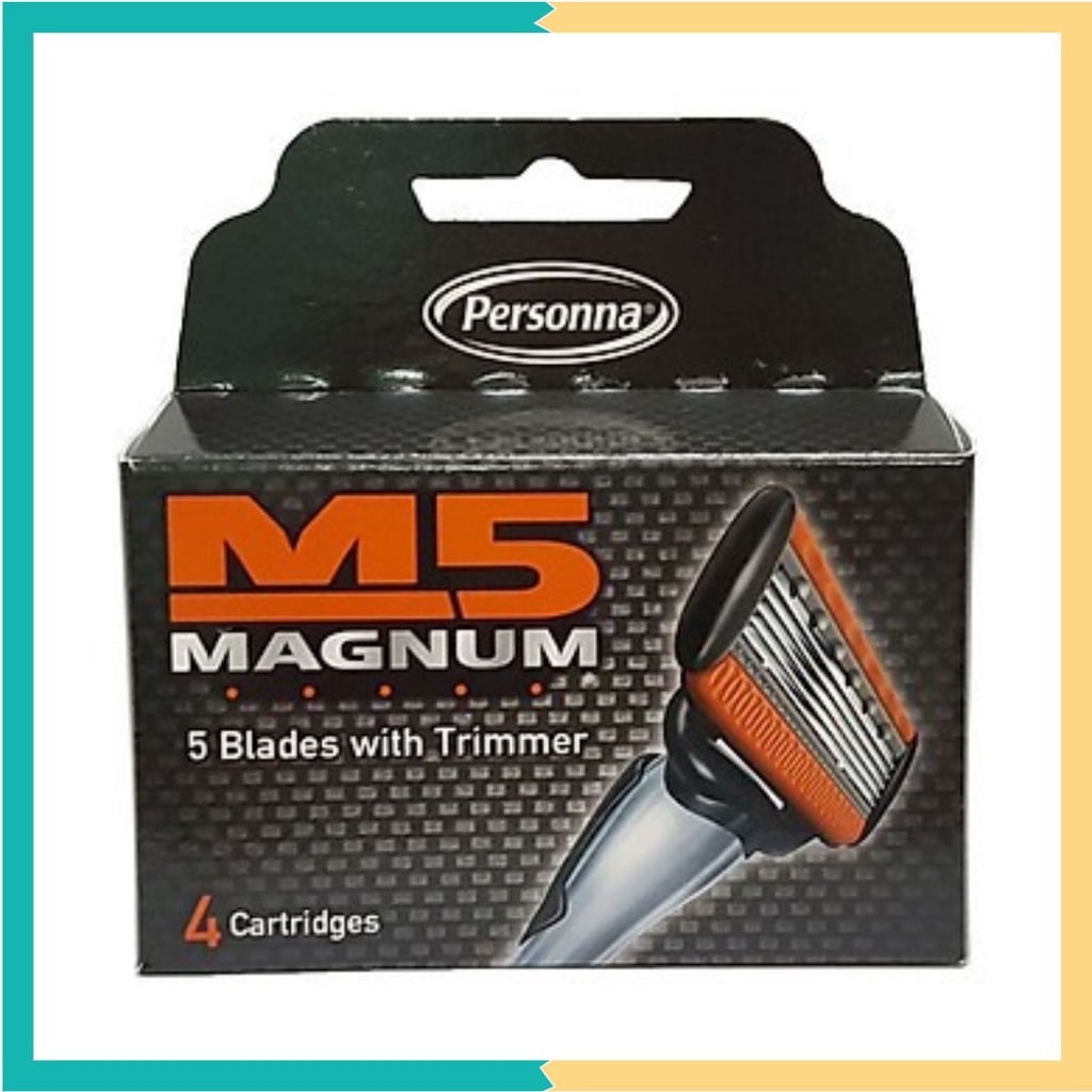 BOX OF 4 M5 MAGNUM PERSONNA REPLACEMENT BLADE HEADS - KEEP THE BLADE ...