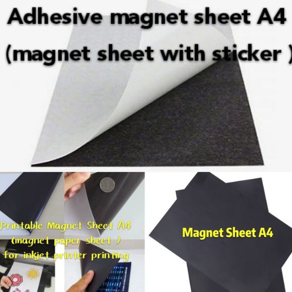 (10pcs)Magnet sheet&amp;Magnet Sheet w full adhesive &amp; printable magnet ...
