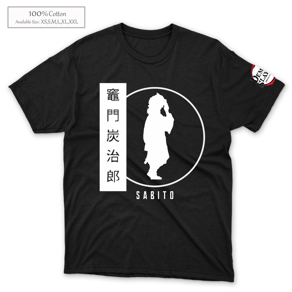 Kimetsu no Yaiba Demon Slayer Sabito Shirt (K35) | Shopee Philippines