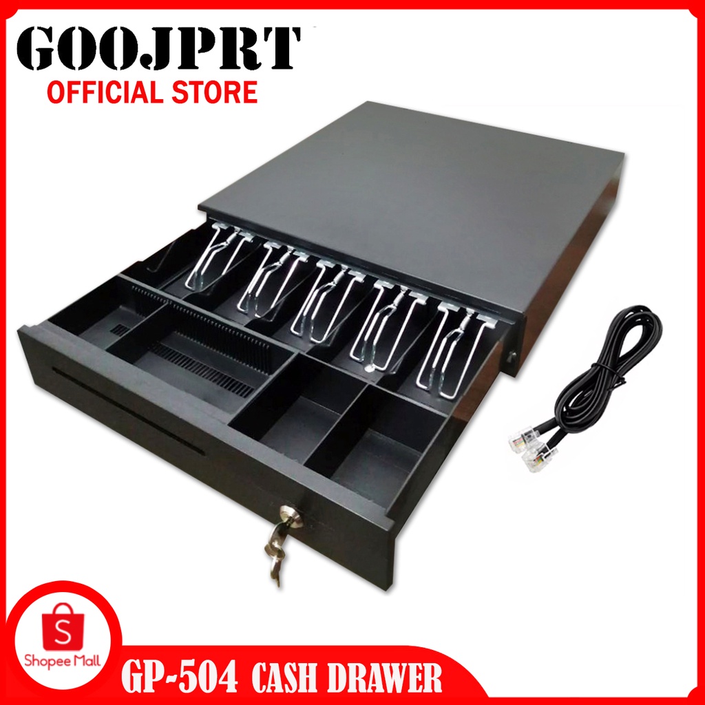 GOOJPRT GP504 Heavy Duty Cash Drawer Manual and Automatic POS System 5