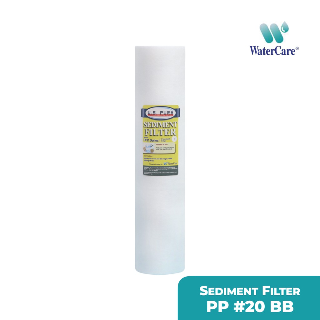 WaterCare Sediment Water Filter - US Pure PP #20 BB (1, 5 Micron ...