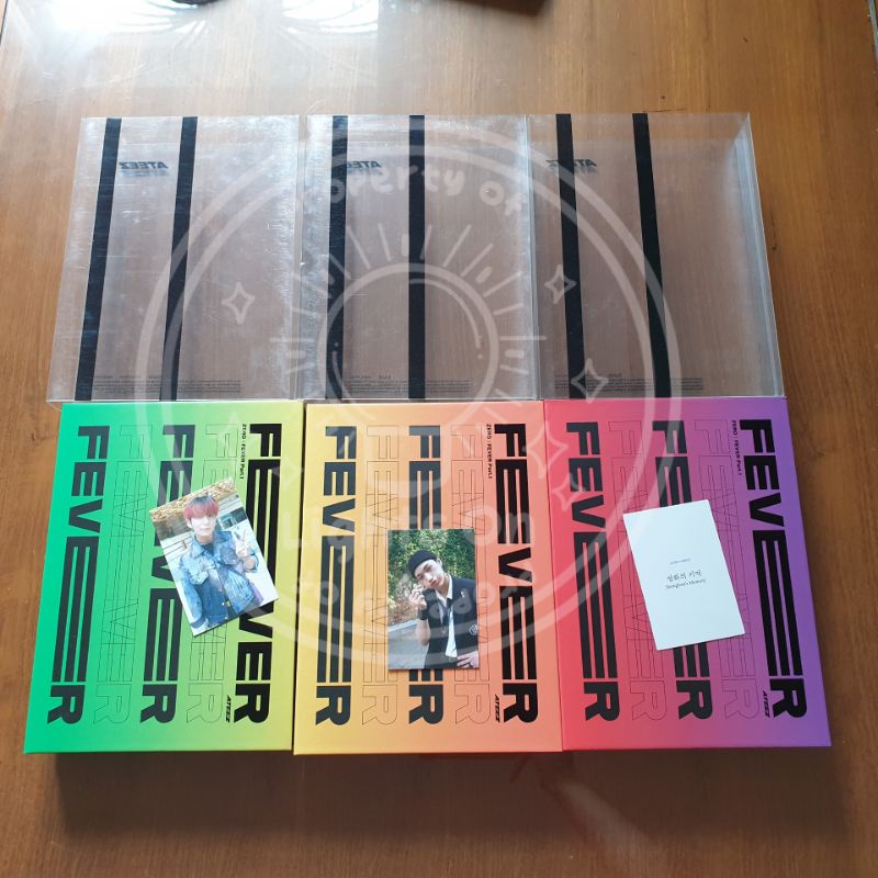Ateez FEVER PART 1set UNSEALED FULLSET (Unofficial) | Shopee Philippines
