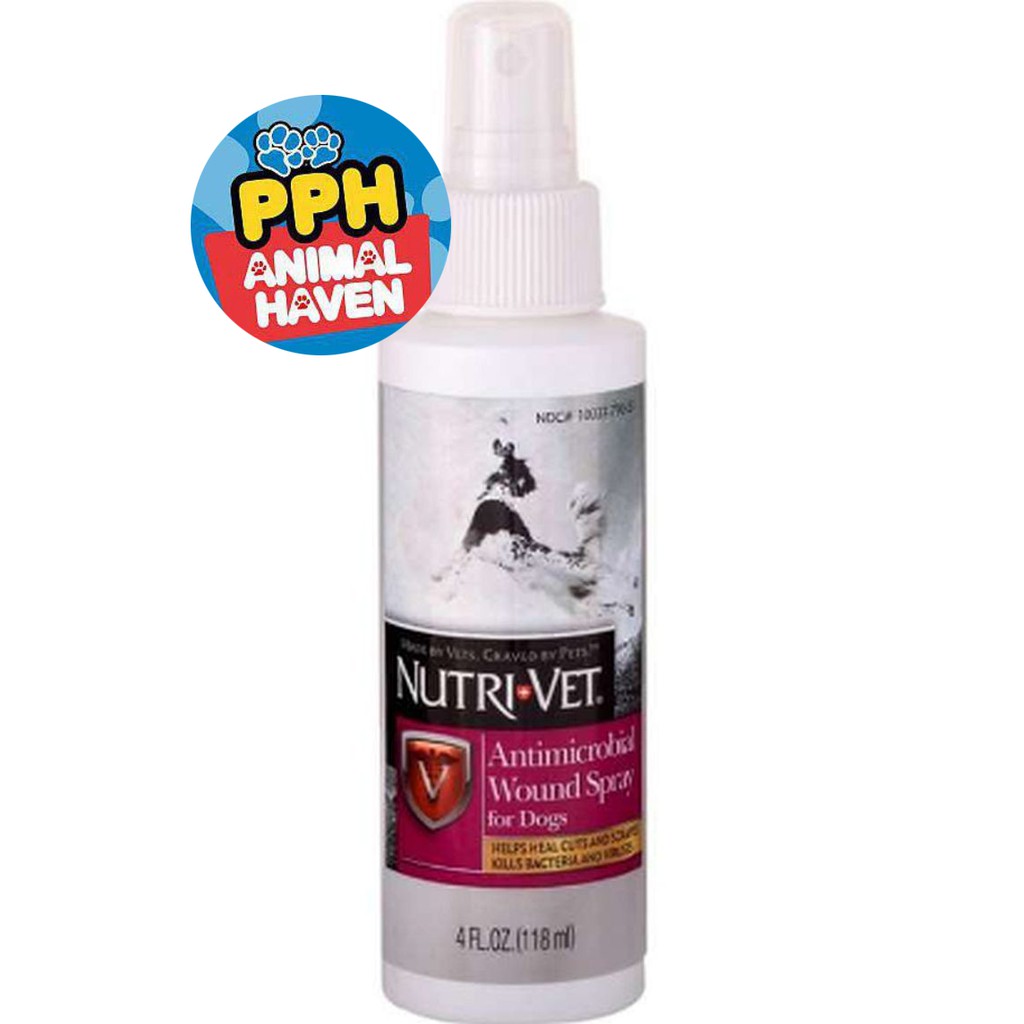 Nutri Vet Antimicrobial Wound Spray For Dogs 4oz Shopee Philippines