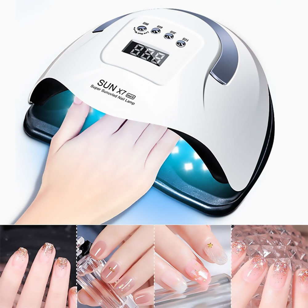 180W SUN X5 Plus/X7/X7 MAX LED UV Lamp For Manicure Nail Lamps 57 LEDs ...