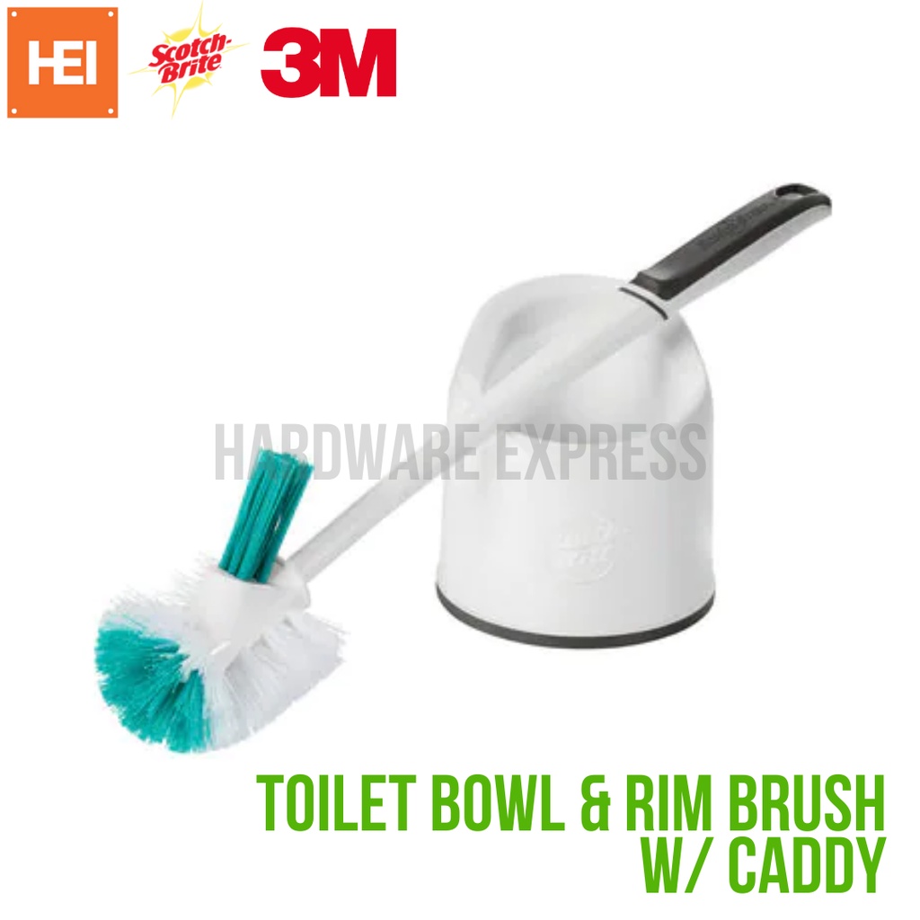 Scotch-Brite Toilet Bowl and Rim Brush with Caddy