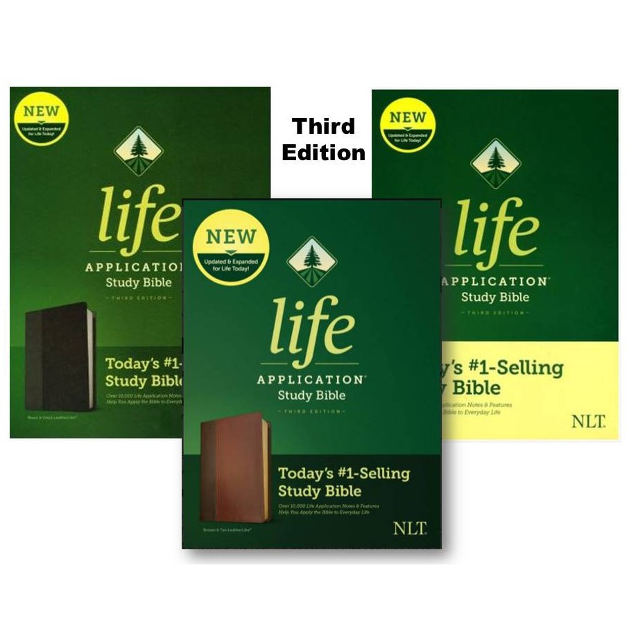NLT 3rd Edition Life Application Study Bible Third Edition | Shopee ...