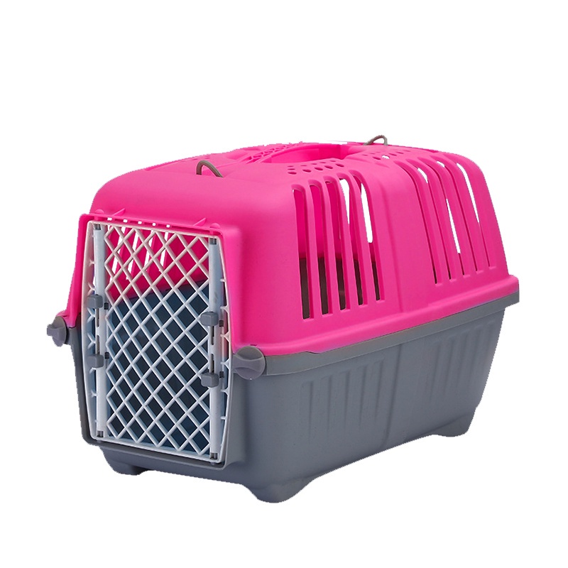 Pet Carrier Travel Cage Dog Cat Crates Transport Box Air Transport