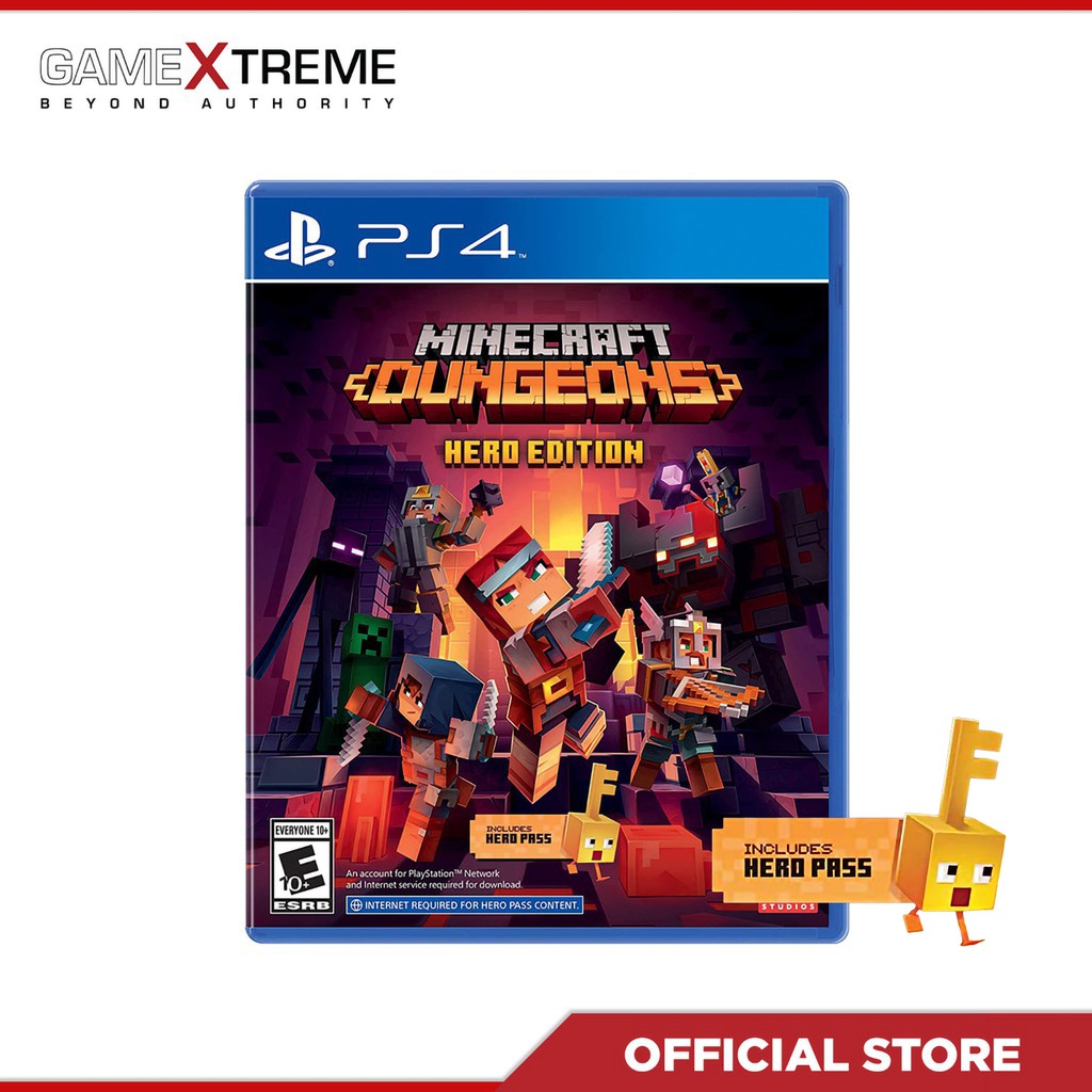 Minecraft dungeons hero edition best sale playstation 4