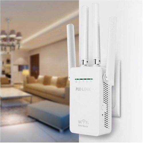 Wifi Repeater Wireless Router Range Extender Signal Booster with ...