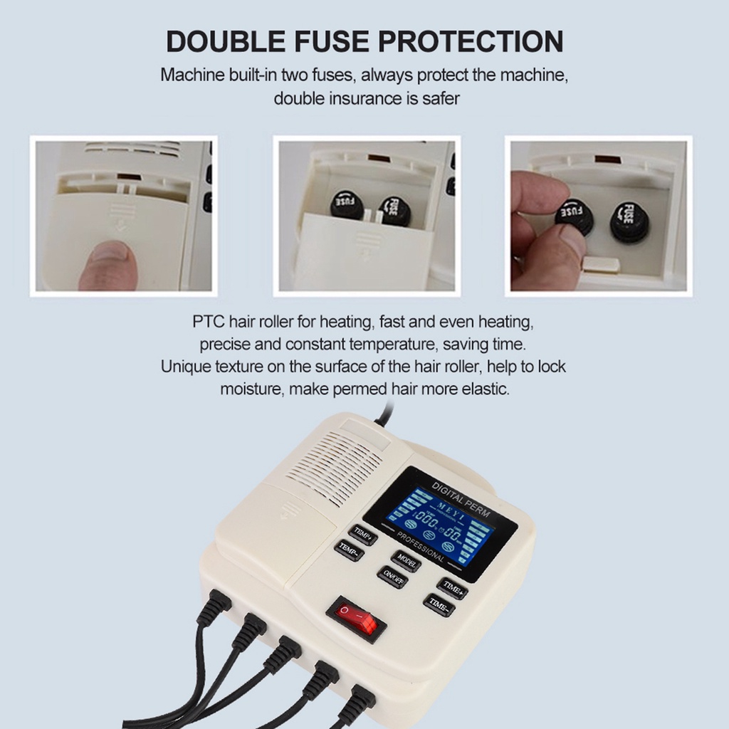 Ready Stock Icegg Small Digital PTC Heating Hair Perm Machine with ...