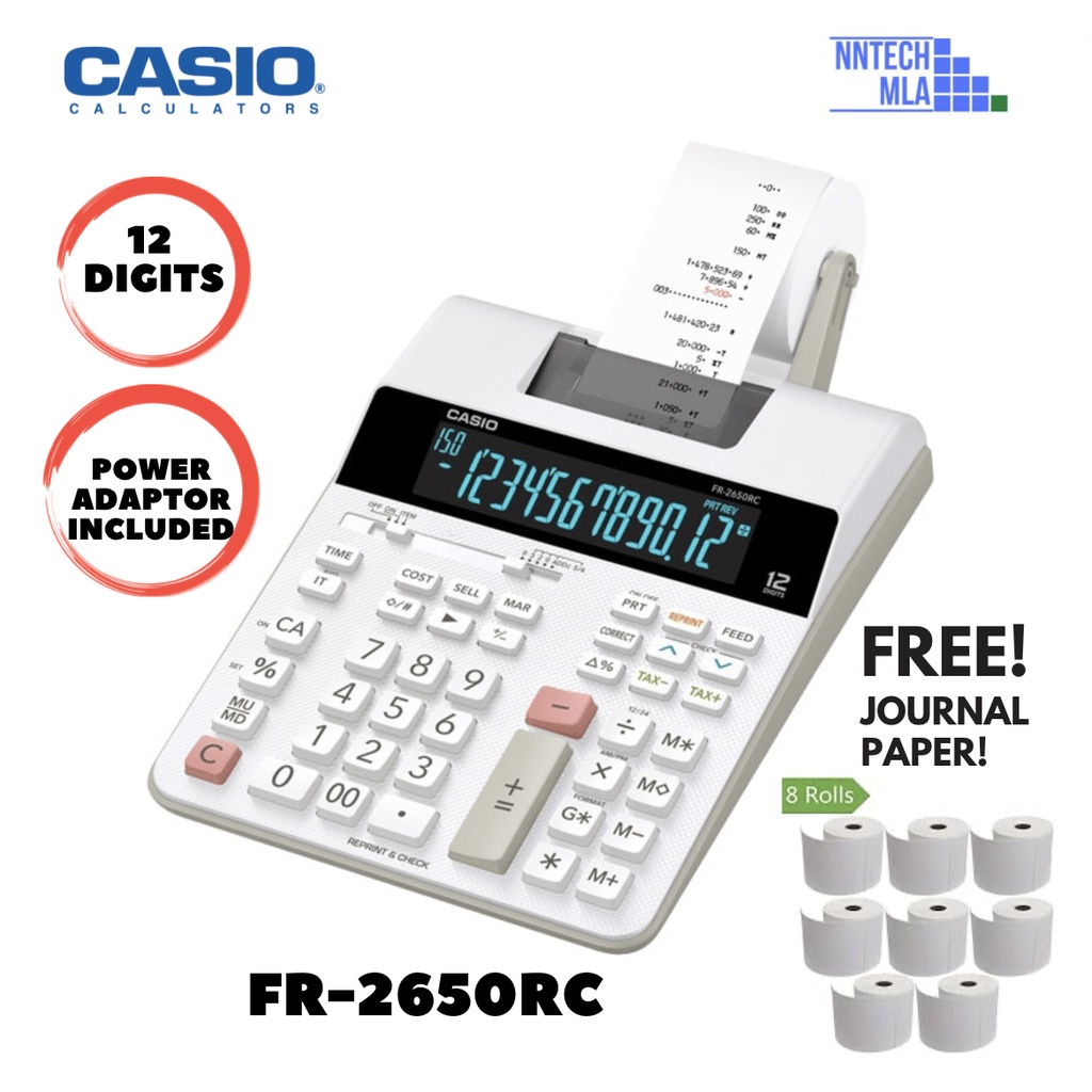 Casio FR-2650RC Printing Calculator main image 0