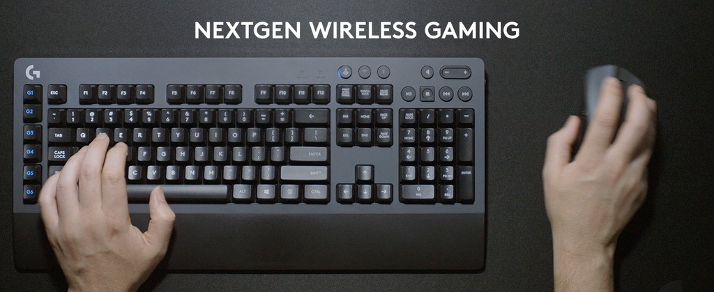 Logitech G613 ROMER-G Tactile Lightspeed with Phone Stand Wireless ...