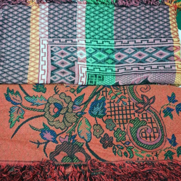 Native Printed Tussel Blanket Ilocos Kumot Shopee Philippines
