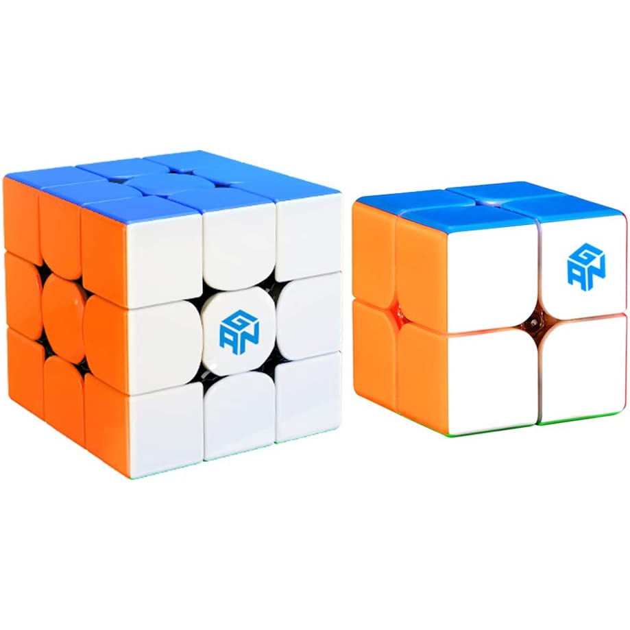 GANCube Gan 356 Rs 3x3 Speed Magic Cube Stickerless Bundle With 249 V2