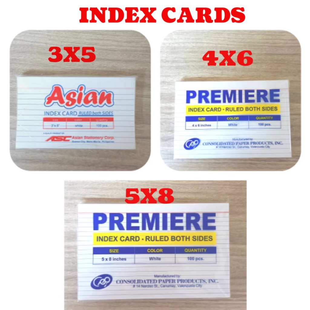 index-card-100-sheets-per-pack-3x5-4x6-5x8-inches-shopee-philippines