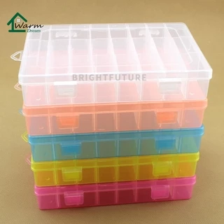 Storage Box Plastic Jewelry Organizer 10 Compartment Container Case Bead  Craft