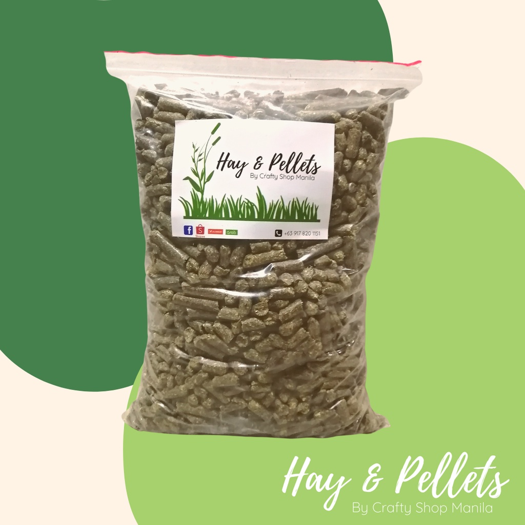 Whole Alfalfa Pellets 1kg [hay & Pellets] 