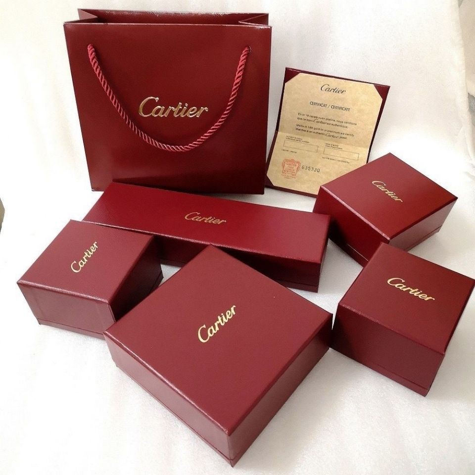 Cartier Jewelry Box Ring Bracelet Jewelry Box Diamond Finger