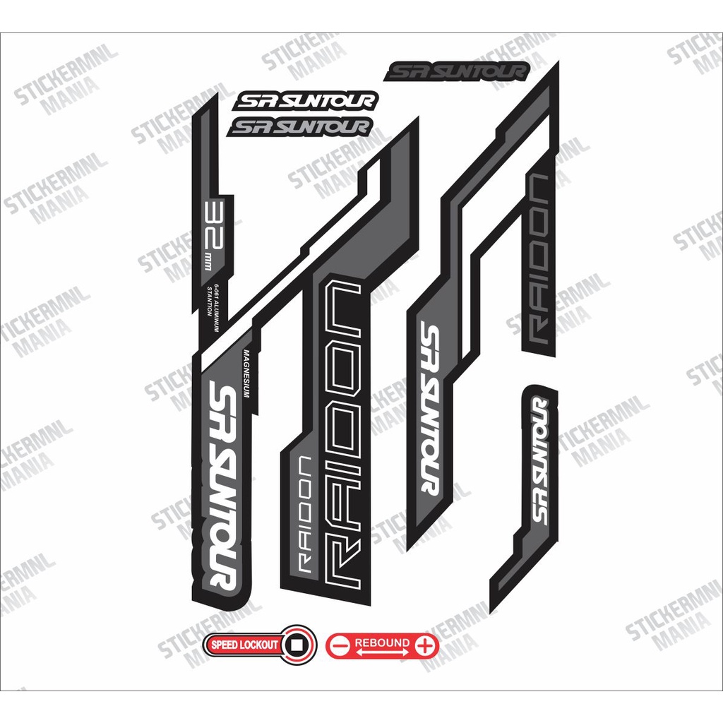 Santour XCR 32 Klaten Decal Bike Bicycle Sticker decal | Shopee Philippines