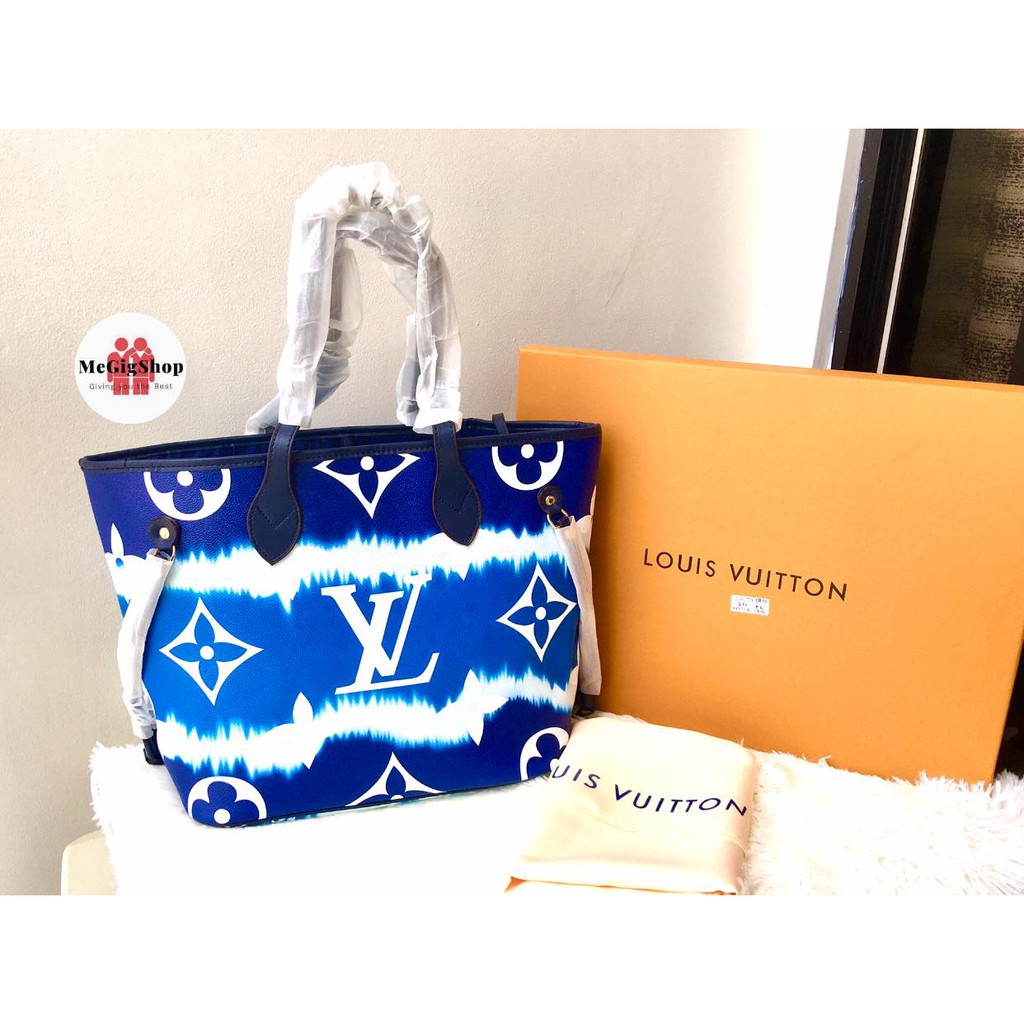 MeGigShop LV Neverfull Denim Tote Bag - Women's Bag -Fashion Bag