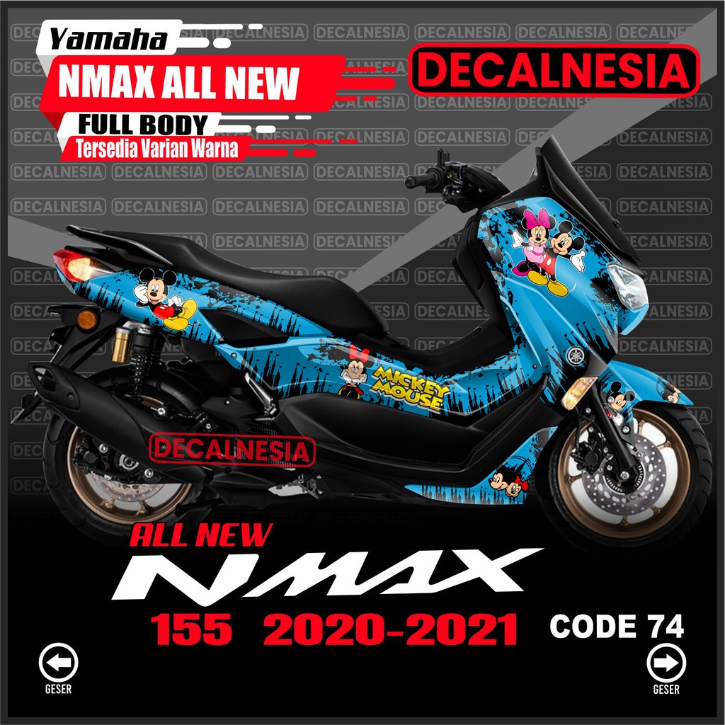 Nmax New Full Body Decal 2020 2021 Yamaha Motorcycle Stickers Mickey ...