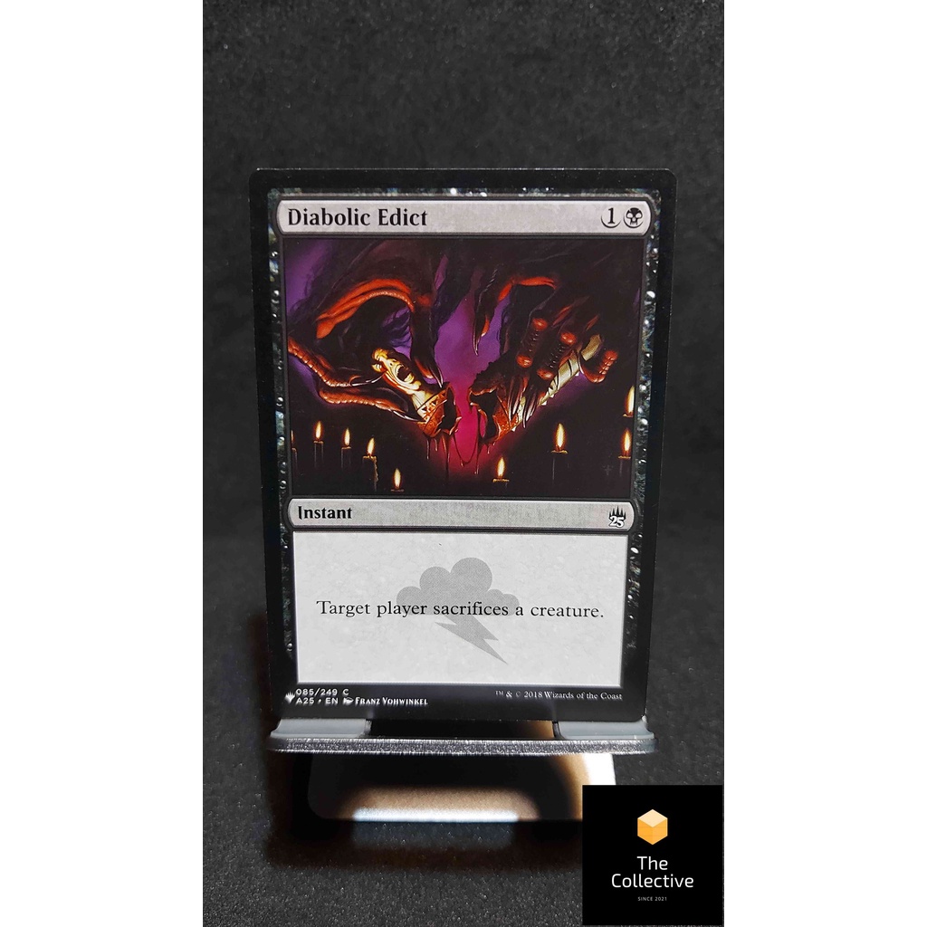 Magic the Gathering - MTG Card Game - Diabolic Edict - [ID: BB1 ...