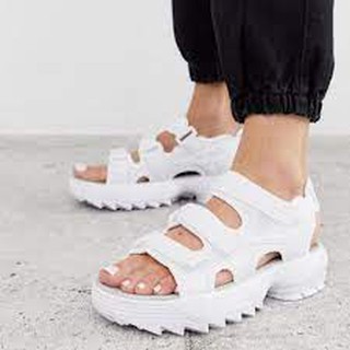 Original FILA sandals men women Moda Nella Sportiva Unisex black