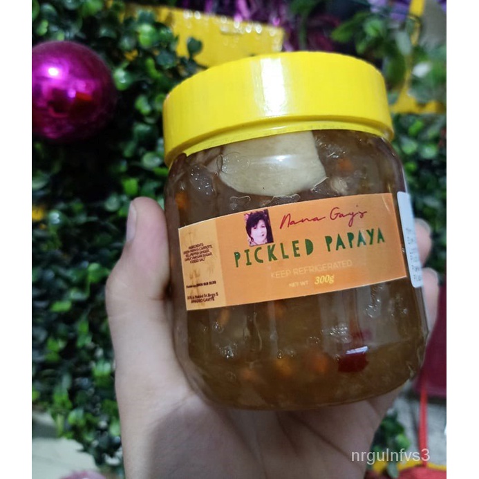 Atchara Achara Pickled Papaya 300 grams from Amadeo Cavite Shopee