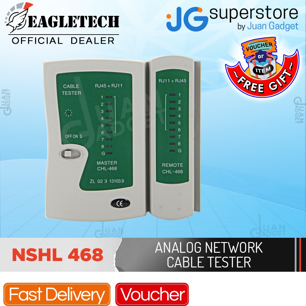 Professional RJ45 Cable tester Network Cable Tester RJ45 RJ11 RJ12