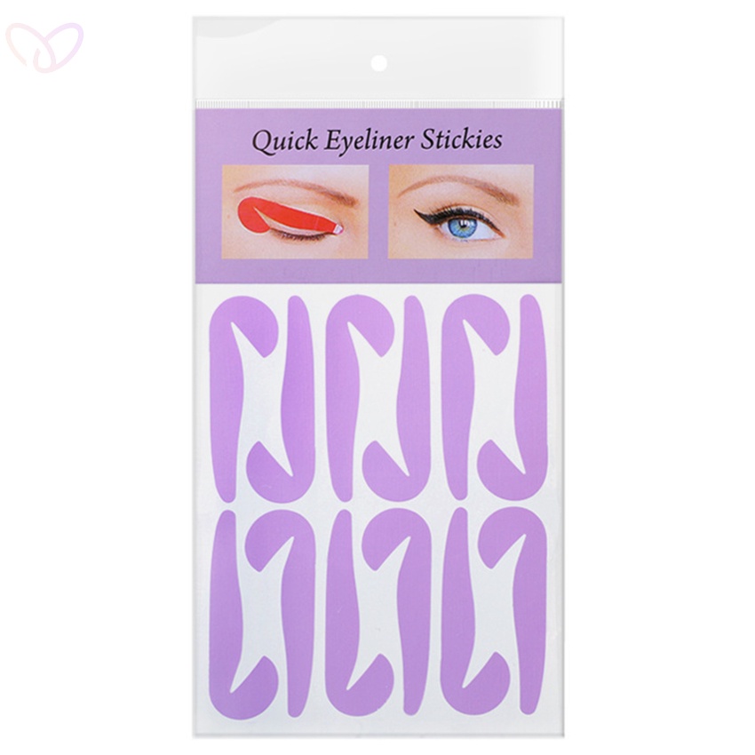 Lazy Quick Eyebrow Stickers Eyebrow Card Template Eyeliner Eyeshadow