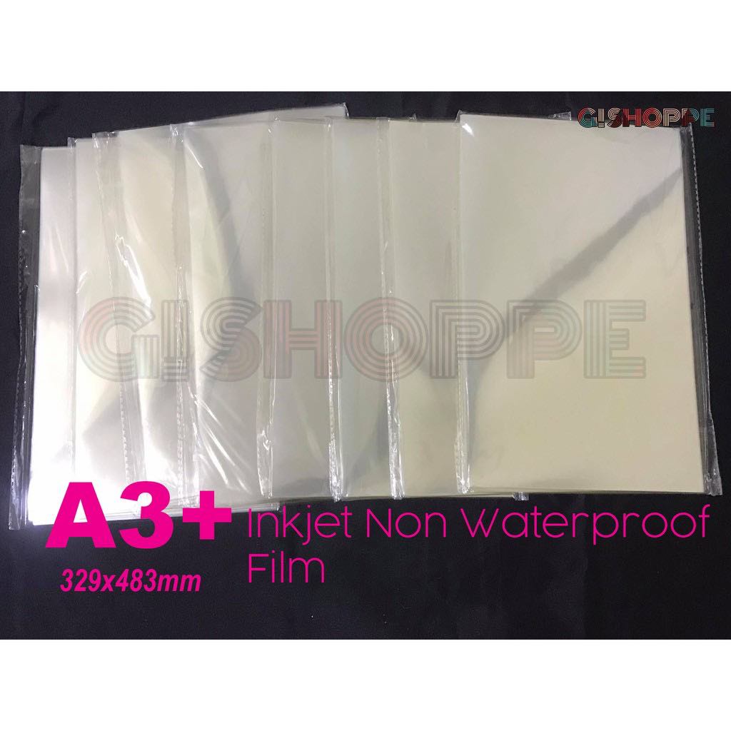 Waterproof Inkjet Transparency Film Screen Printing Transparency Film 13 x  19 100 Sheets / pack -US Stock