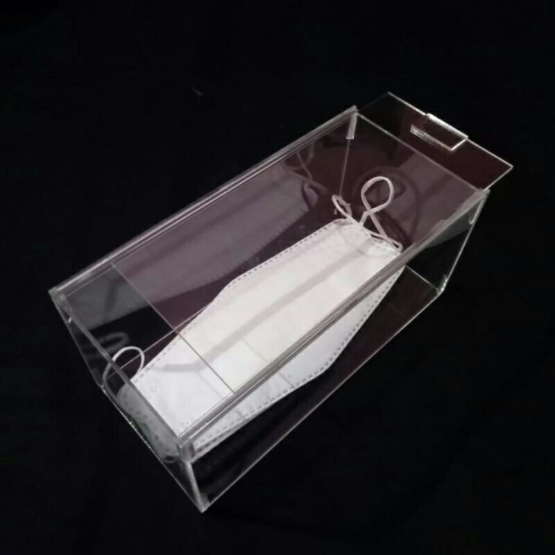 Acrylic Sliding Box For Mask / Clear Tissue 2mm | Shopee Philippines