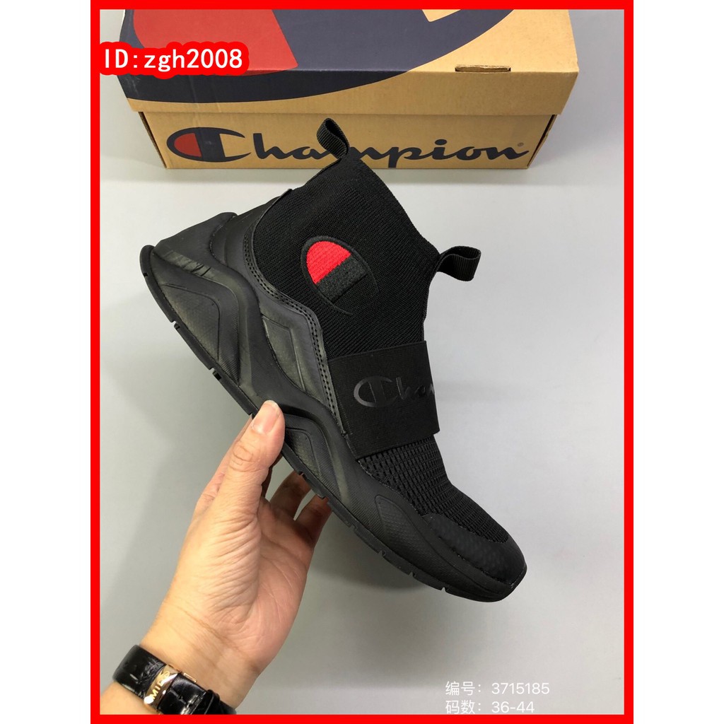 Champion cabinet RALLY PRO LOGO black sports running shoes Men