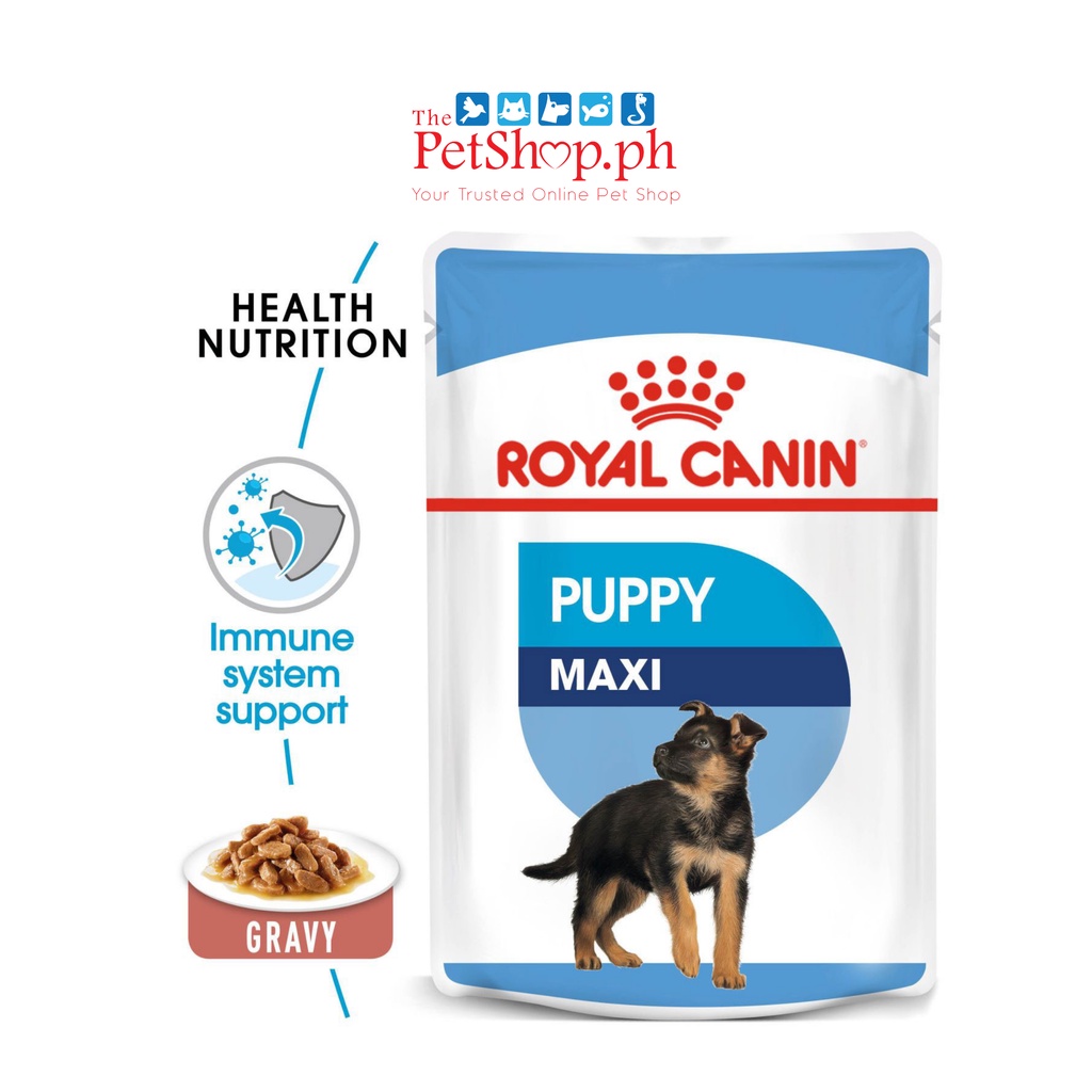 Royal Canin Maxi Puppy 140g Wet Dog Food Size Health Nutrition Shopee Philippines