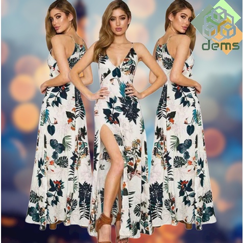 Hawaiian evening 2024 party dress