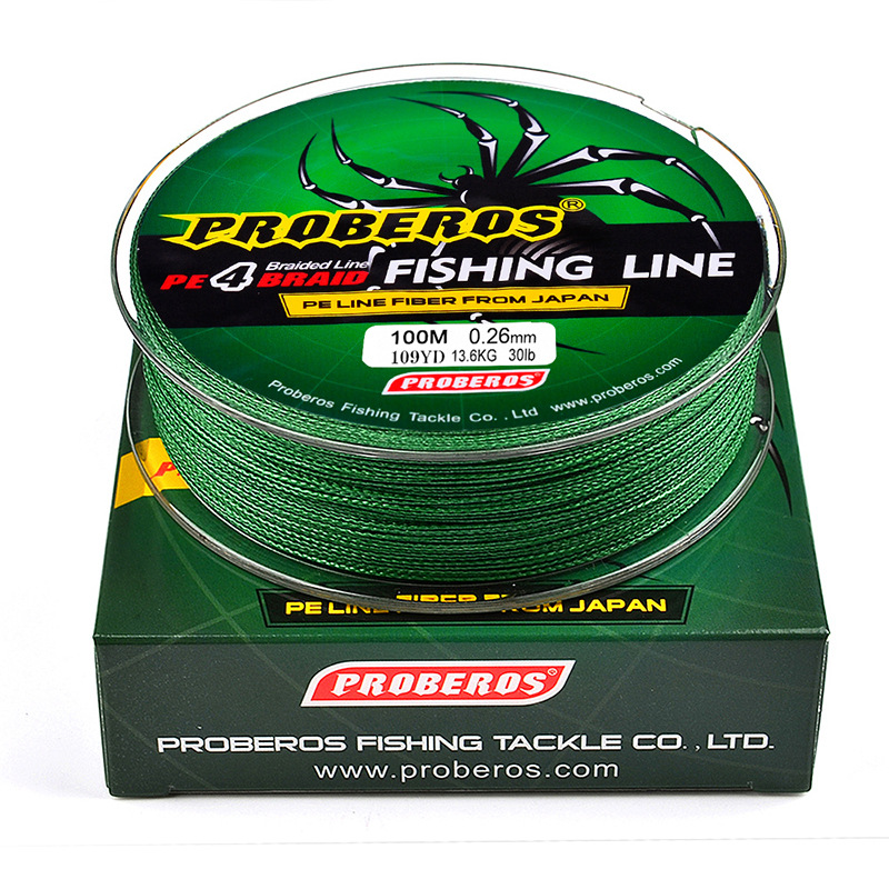 Spider Fishing Line Blue Braided 100M Fishing Line 4 Strands 10 50 100 Lb  Pound Fish Wire Spider String Pe Line